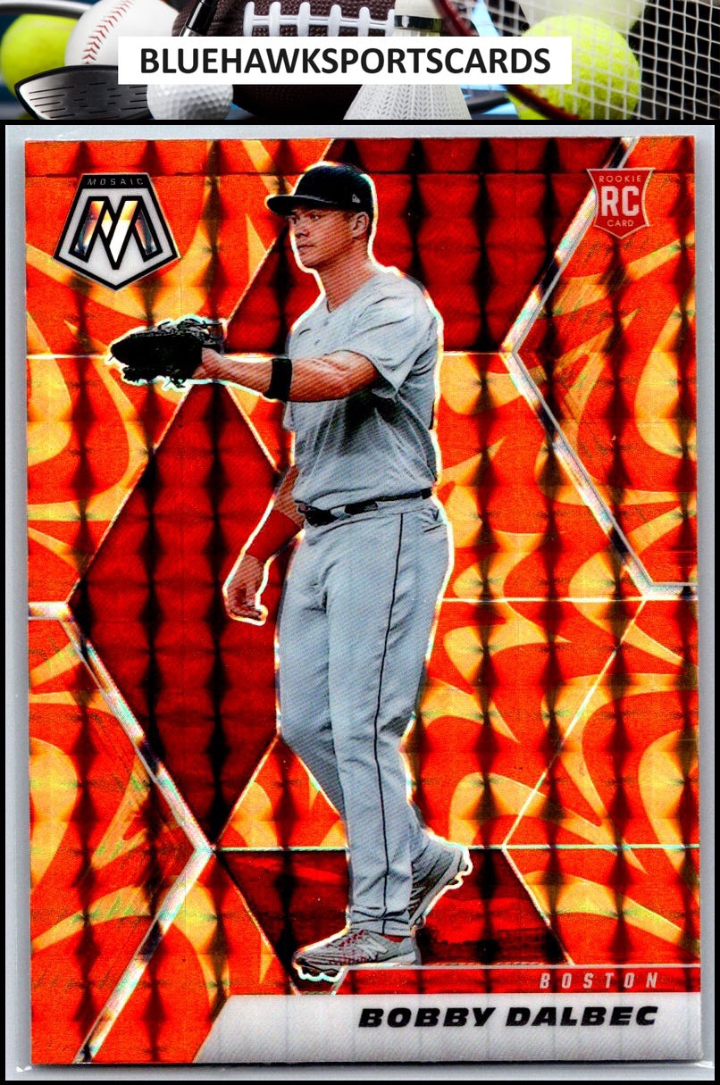 2021 Panini Mosaic #241 Bobby Dalbec Reactive Orange