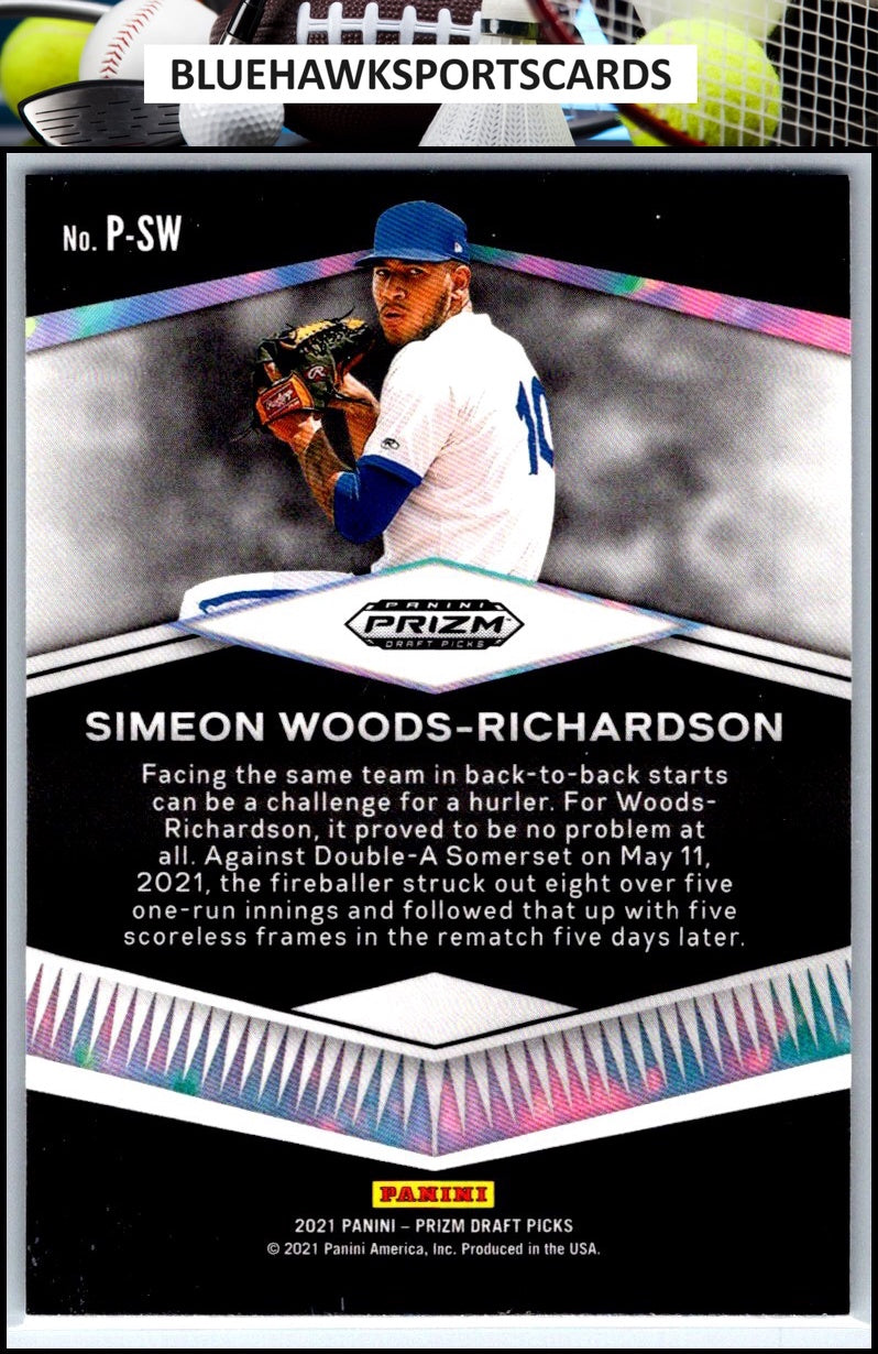 2021 Panini Prizm Draft Picks #P-SW Simeon Woods-Richardson Prospects