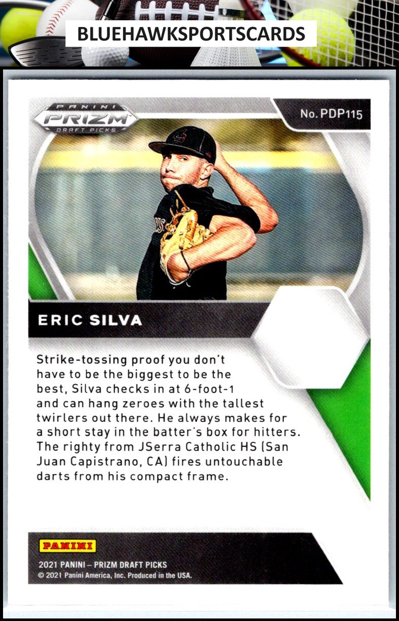 2021 Panini Prizm Draft Picks #PDP115 Eric Silva