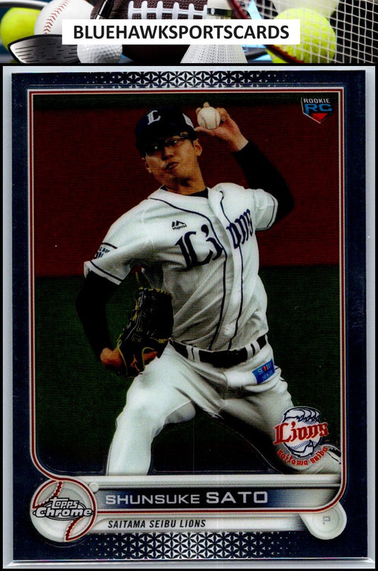 2022 Topps Chrome NPB #72 Shunsuke Sato