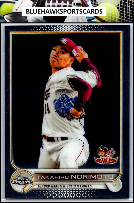 2022 Topps Chrome NPB #168 Takahiro Norimoto