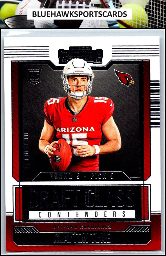 2023 Panini Contenders #6 Clayton Tune Draft Class Contenders Red