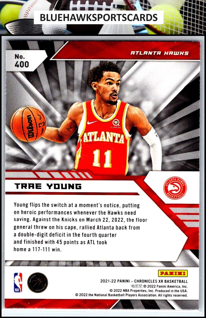 2021-22 Panini Chronicles #400 Trae Young