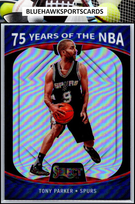 2021-22 Panini Select #64 Tony Parker 75 Years of the NBA