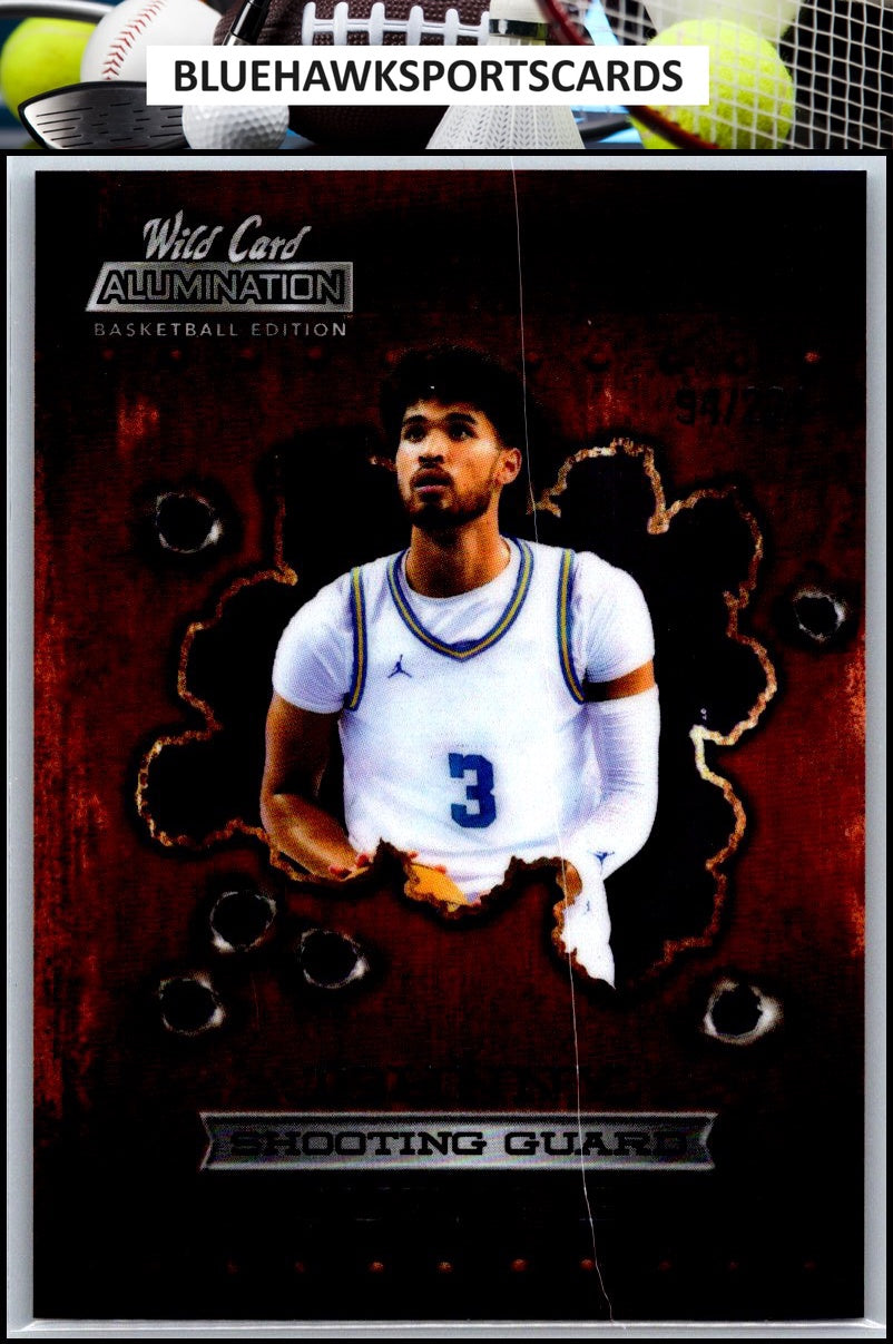 2021-22 Wild Card #ADA-1 Ayo Dosunmu Dead Aim Silver Foil (Retail) Purple #/224