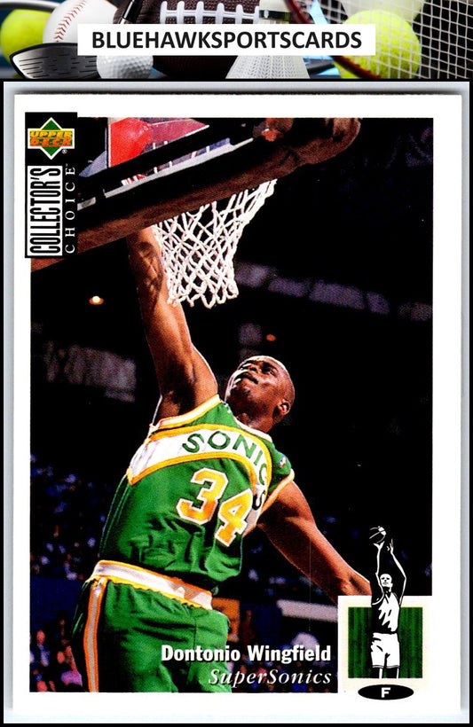 1994-95 Collector's Choice #365 Dontonio Wingfield