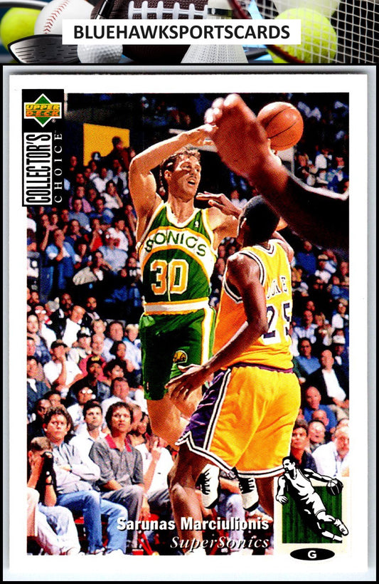 1994-95 Collector's Choice #357 Sarunas Marciulionis