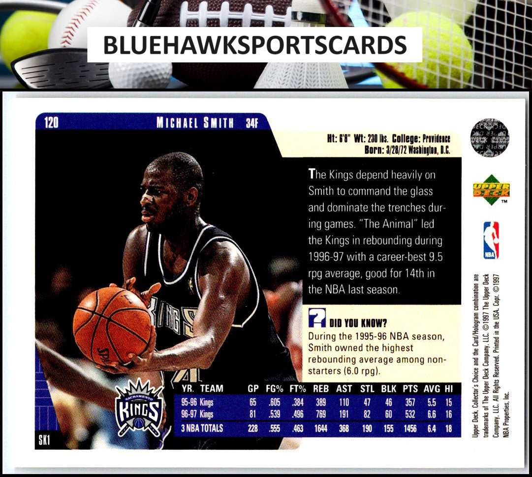1997-98 Collector's Choice #120 Michael Smith