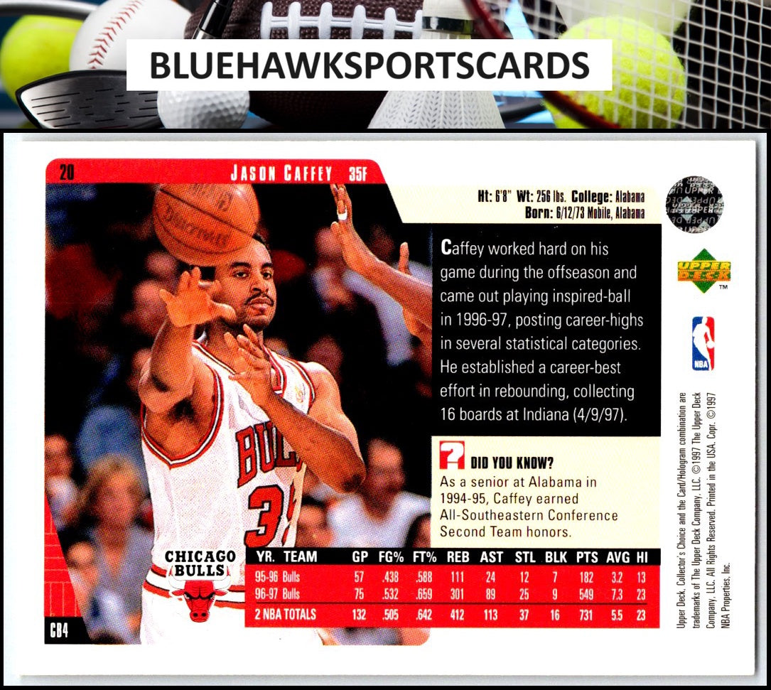 1997-98 Collector's Choice #20 Jason Caffey