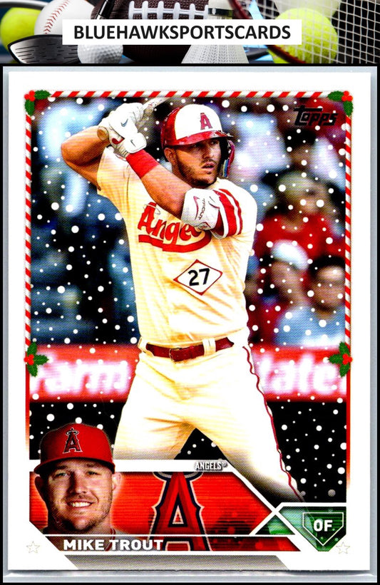 2023 Topps Holiday #H27 Mike Trout