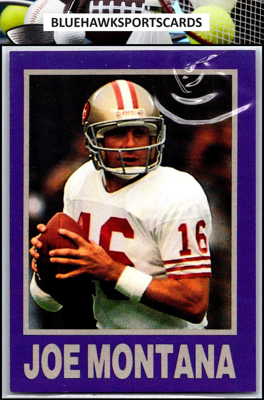 1990-91 St☆r (unlicensed) #NNO Joe Montana