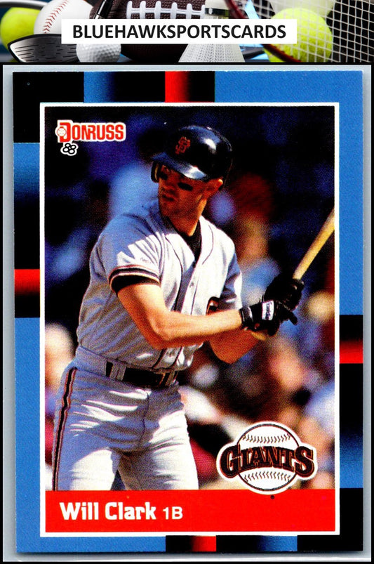 1988 Donruss #204b Will Clark