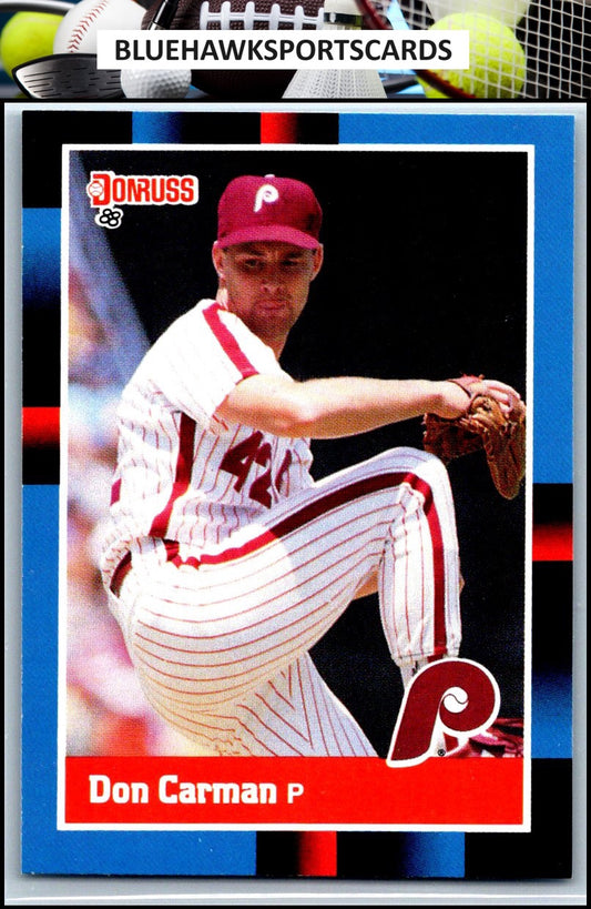 1988 Donruss #385b Don Carman