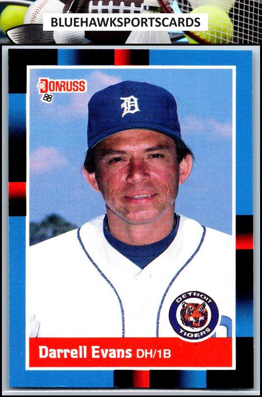 1988 Donruss #250b Darrell Evans