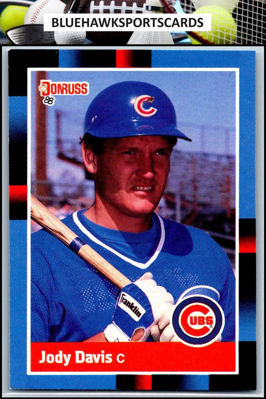 1988 Donruss #119b Jody Davis