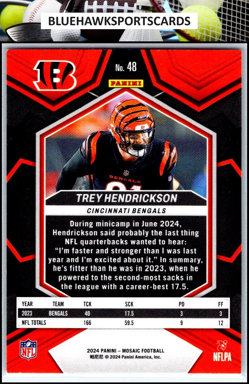 2024 Panini Mosaic #48 Trey Hendrickson