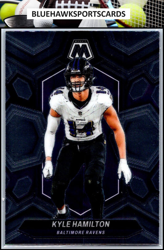2024 Panini Mosaic #21 Kyle Hamilton Silver