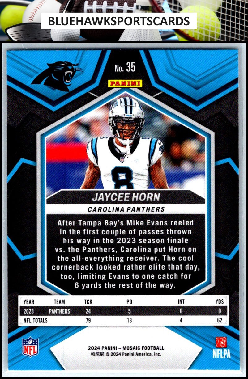2024 Panini Mosaic #35 Jaycee Horn