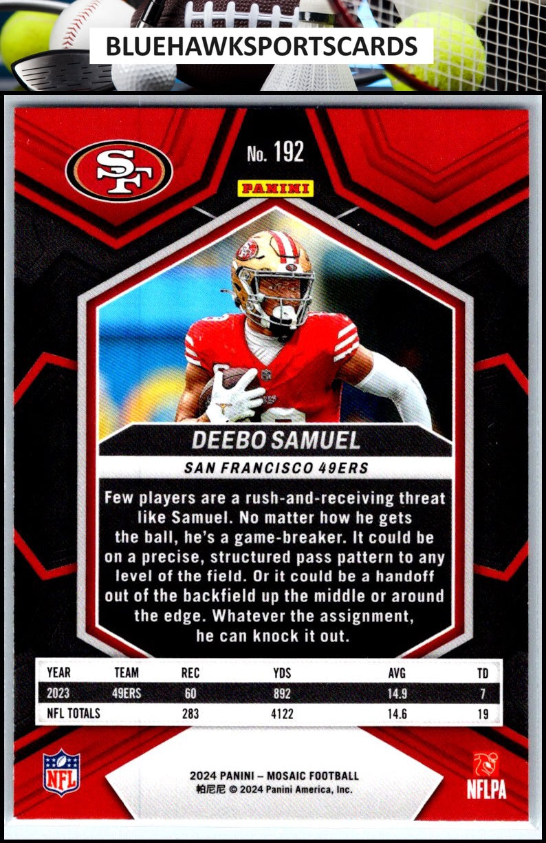 2024 Panini Mosaic #192 Deebo Samuel