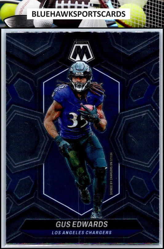 2024 Panini Mosaic #121 Gus Edwards