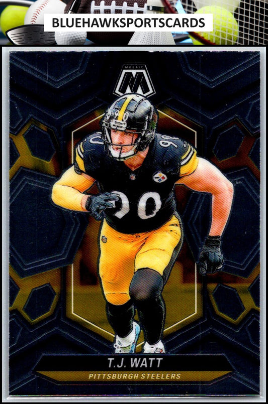 2024 Panini Mosaic #188 T.J. Watt