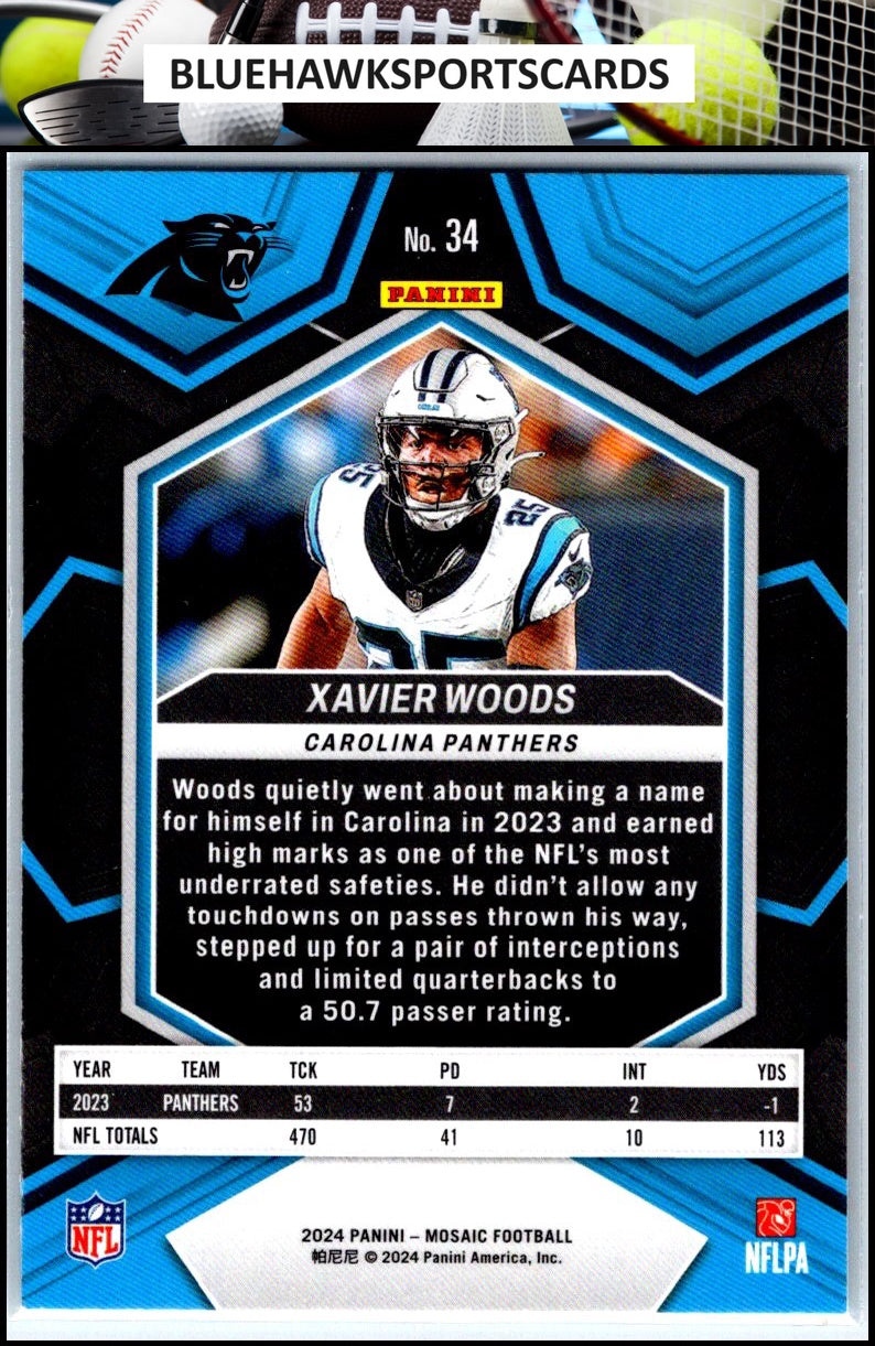 2024 Panini Mosaic #34 Xavier Woods