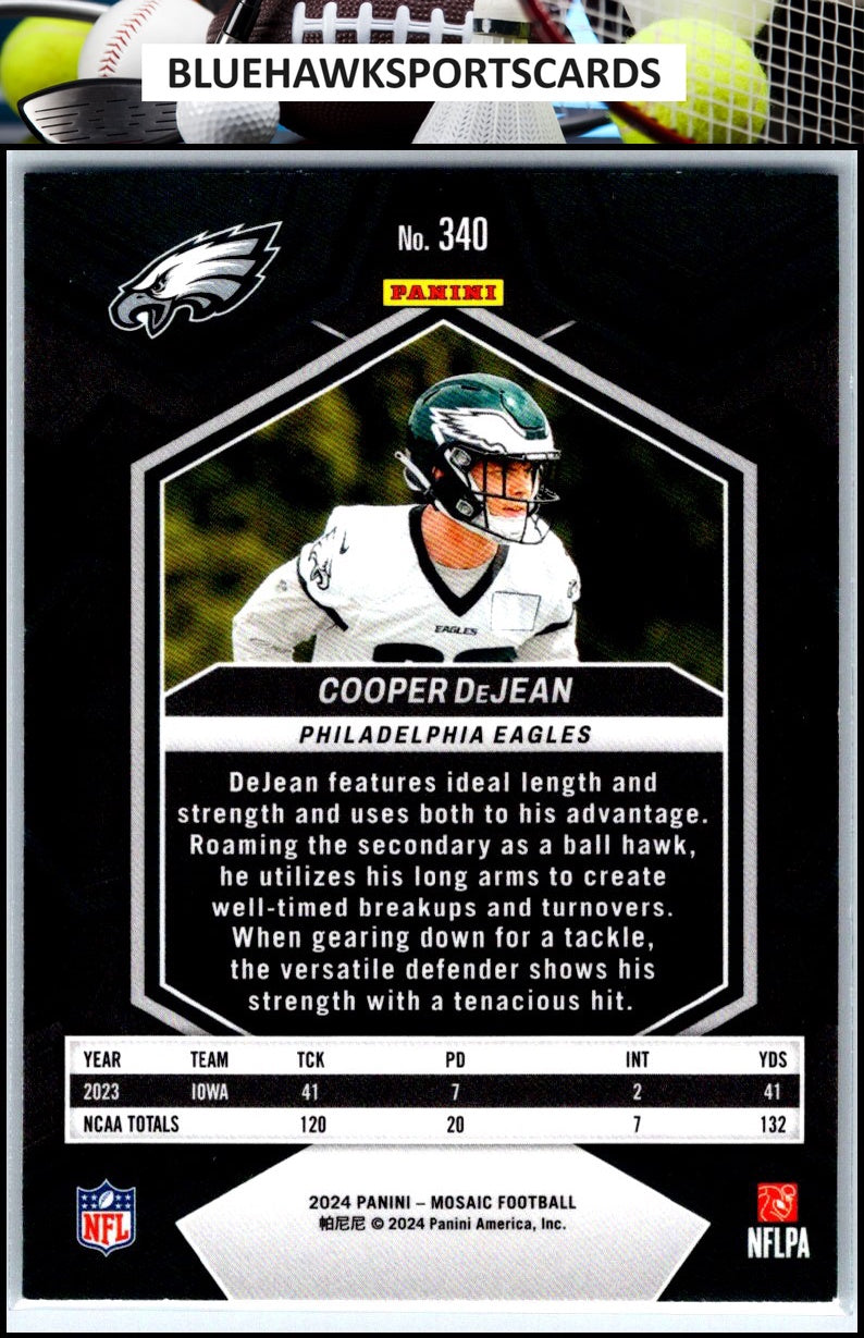 2024 Panini Mosaic #340 Cooper DeJean