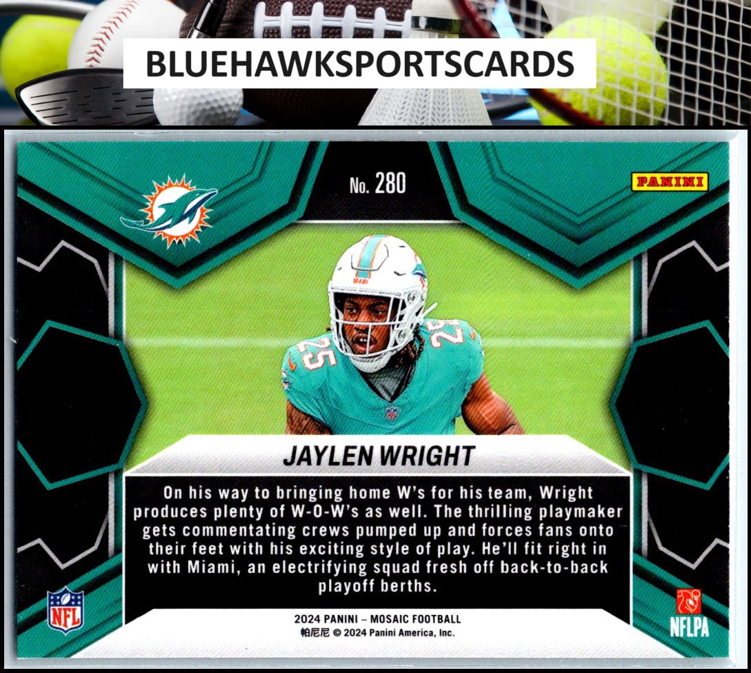2024 Panini Mosaic #280 Jaylen Wright
