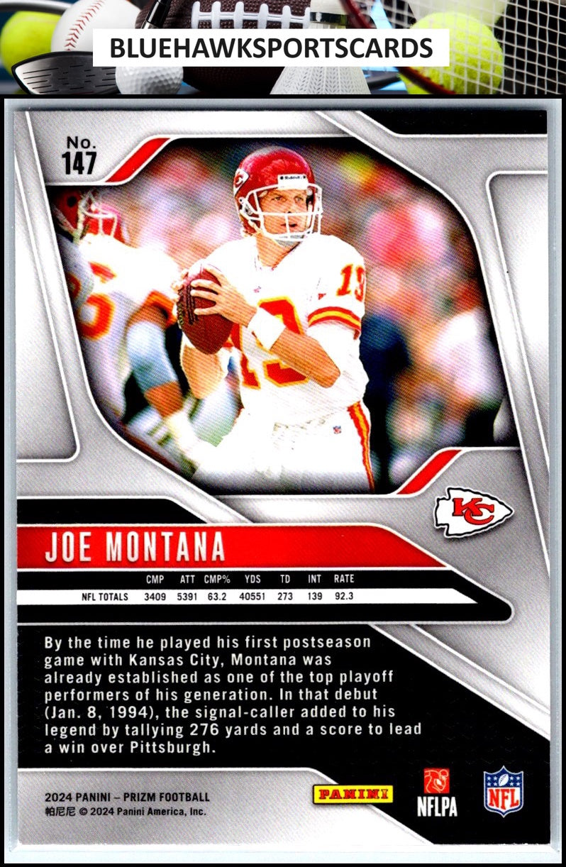 2024 Panini Prizm #147 Joe Montana