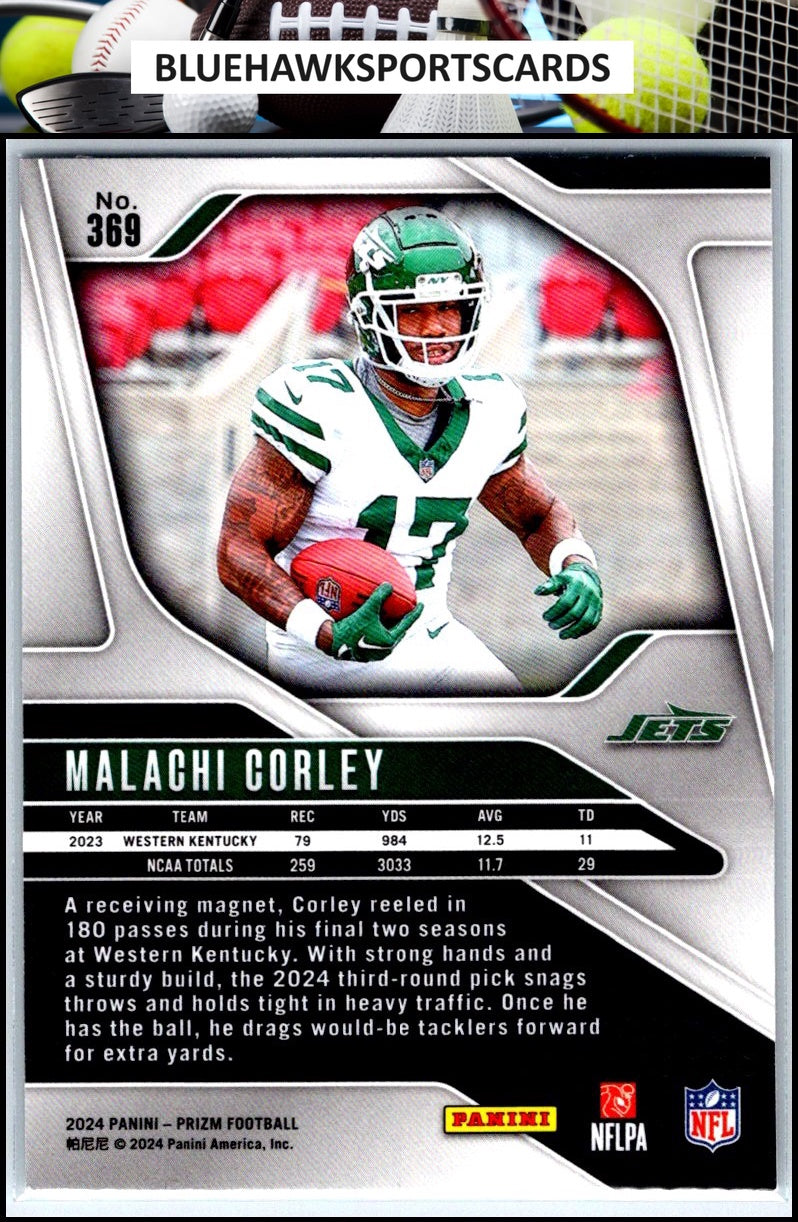 2024 Panini Prizm #369 Malachi Corley