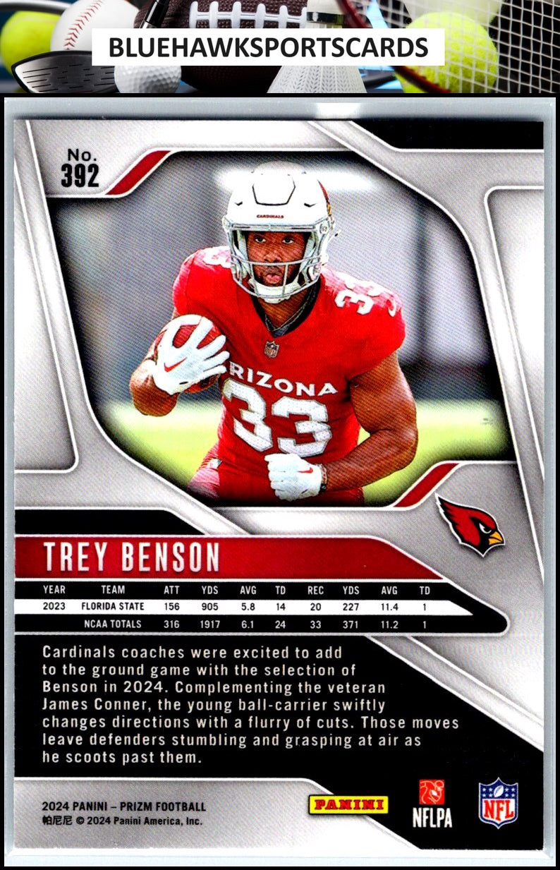 2024 Panini Prizm #392 Trey Benson