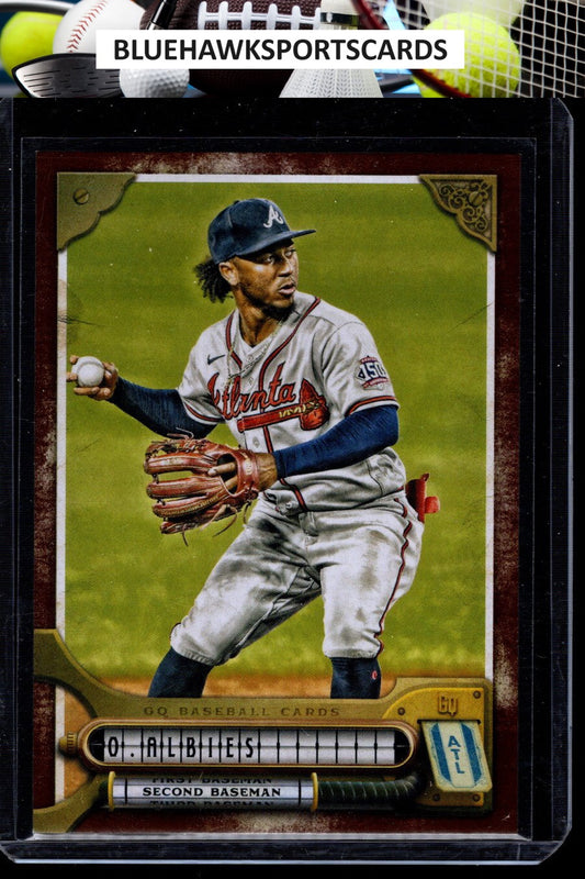 2022 Topps Gypsy Queen #36 Ozzie Albies Burnt Umber #/399
