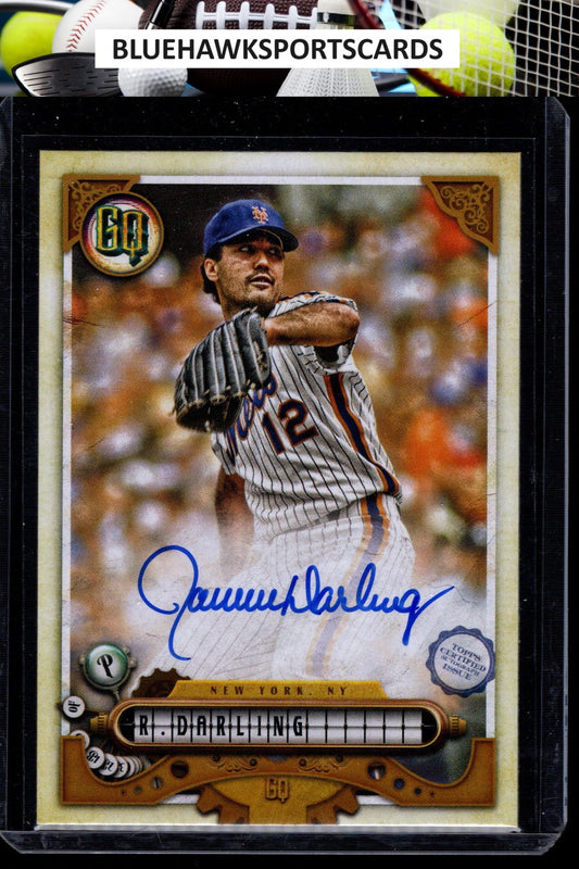 2022 Topps Gypsy Queen #GQA-RD Ron Darling GQ Autographs