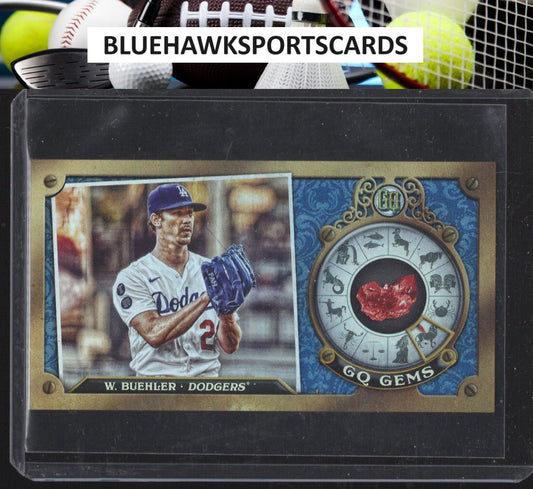 2022 Topps Gypsy Queen #GGM-19 Walker Buehler Gypsy Gems Minis Blue #/250