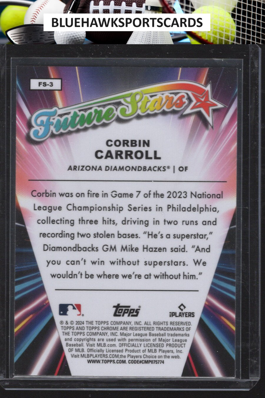 2024 Topps Chrome #FS-3 Corbin Carroll Future Stars