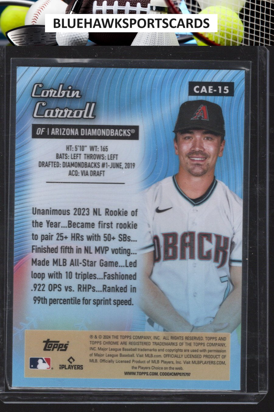 2024 Topps Chrome #CAE-15 Corbin Carroll Chrome All-Etch