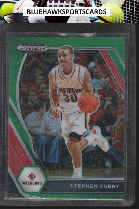 2021 Panini Prizm Draft Picks #56 Stephen Curry Green