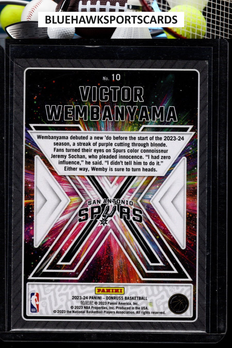 2023-24 Donruss #10 Victor Wembanyama Great X-Pectations
