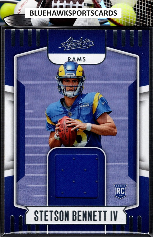 2023 Panini Absolute #ARM-33 Stetson Bennett IV Absolute Rookie Materials