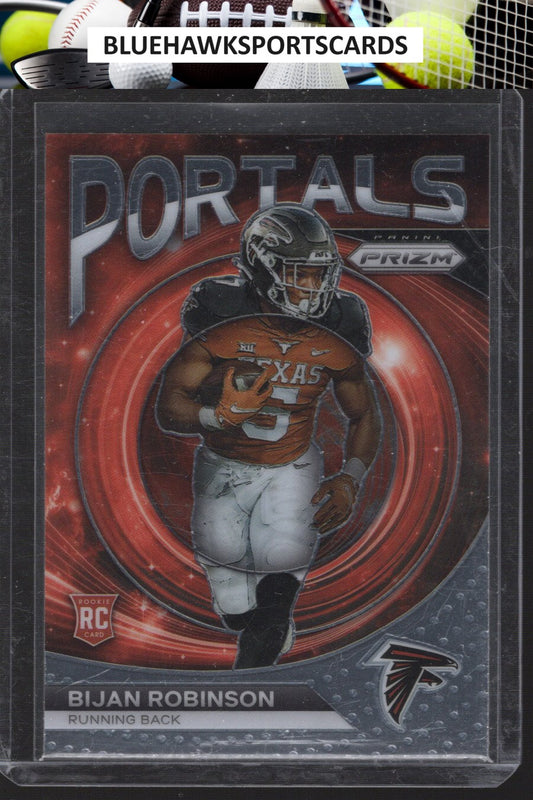 2023 Panini Prizm #PO-8 Bijan Robinson Portals