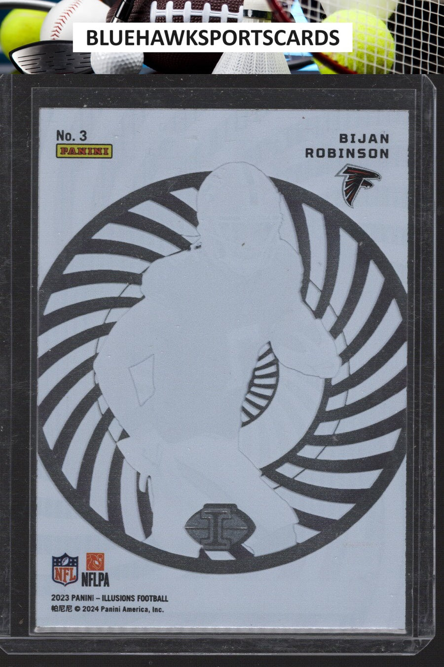 2023 Panini Illusions #3 Bijan Robinson Mystique