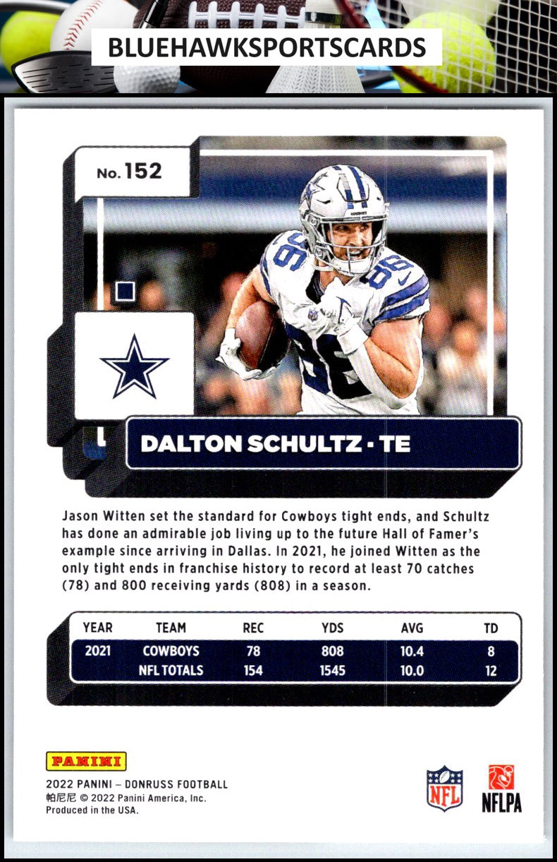 2022 Donruss #152 Dalton Schultz