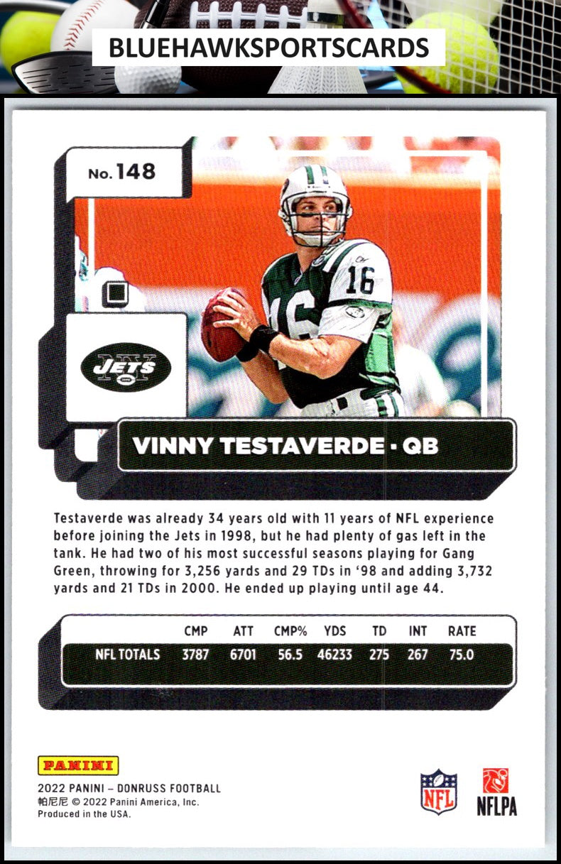 2022 Donruss #148 Vinny Testaverde