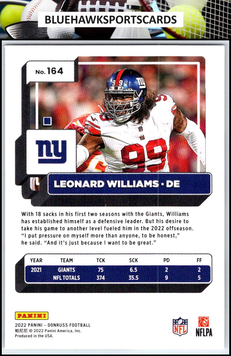 2022 Donruss #164 Leonard Williams