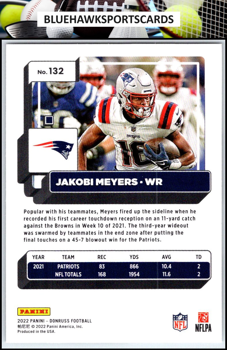 2022 Donruss #132 Jakobi Meyers