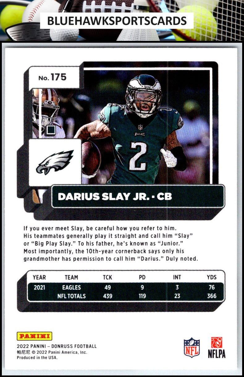 2022 Donruss #175 Darius Slay Jr.