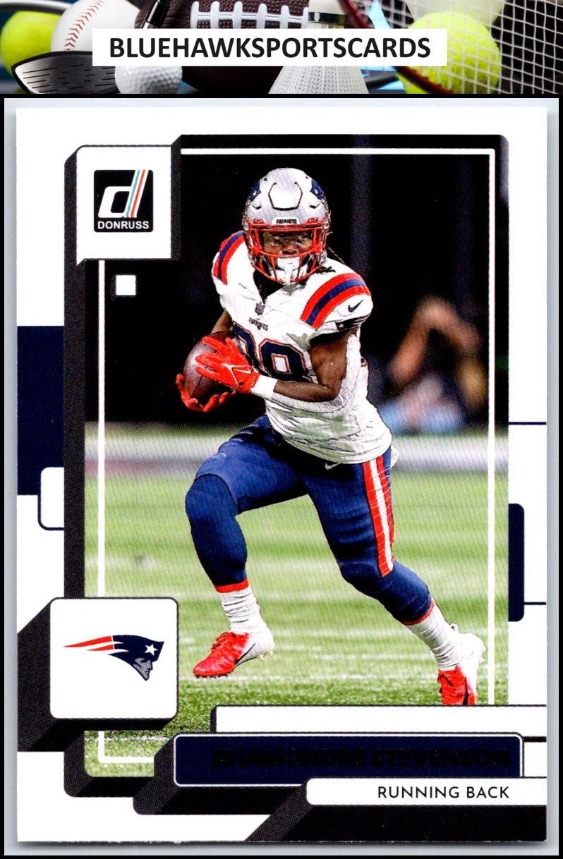 2022 Donruss #136 Rhamondre Stevenson