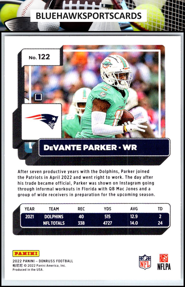 2022 Donruss #122 DeVante Parker