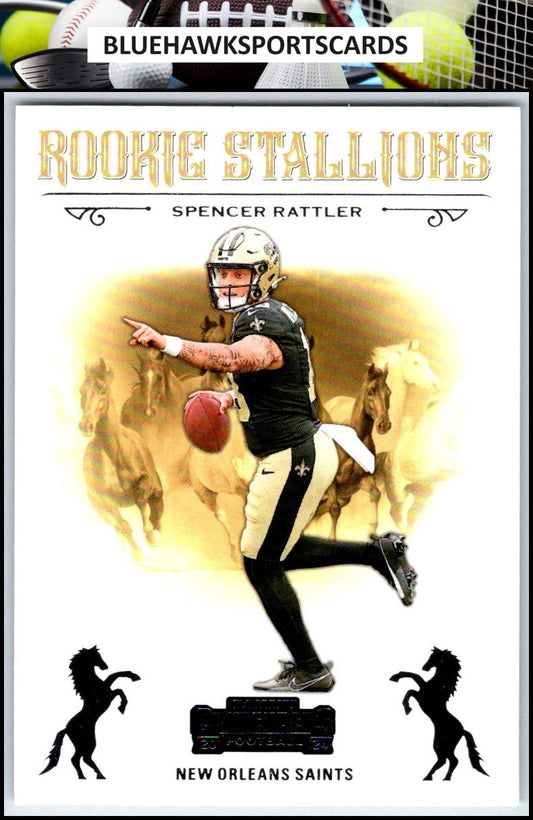 2024 Panini Contenders #11 Spencer Rattler Rookie Stallions