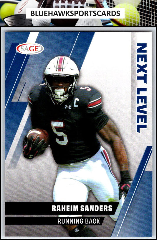 2025 SAGE HIT #111b Raheim Sanders Blue